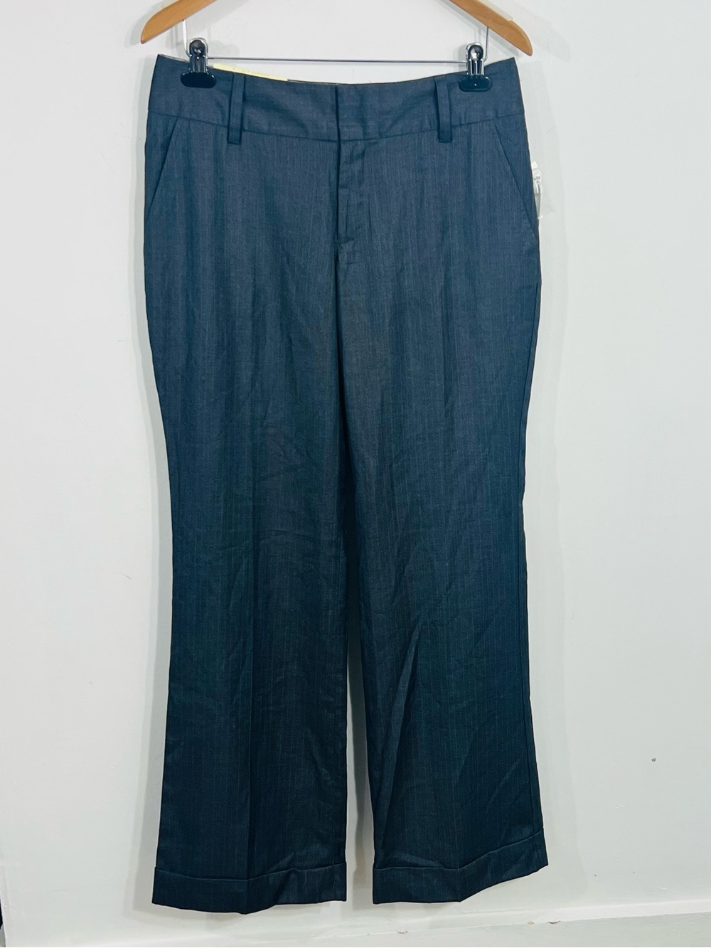 Merona Modern Fit NWT Lightweight Wool Blend Curtain Waistband Size 8 Office